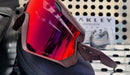 OAKLEY WIND JACKET 2.0 9418-2945 SUNGLASSES. MATTE GRENACHE W/ PRIZM ROAD - Like New