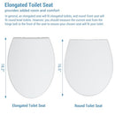 Garvee Toilet Seat Cover Round PP Material Secure Locking Design PHO16EX3QUX - Brand New