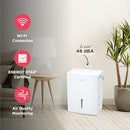FRIGIDAIRE GALLERY 35 PINT SMART DEHUMIDIFIER MERV 14 AIR FILTER WHITE - Like New
