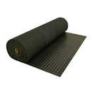 Rubber-Cal Diamond-Plate Rubber Flooring Roll 3 mm x 4 ft x 3 ft Roll - Black - Brand New