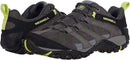 MERRELL MEN'S ALVERSTONE MID HIKING BOOT - SIZE: MEN 13 - GRANITE/KEYLIME - Like New