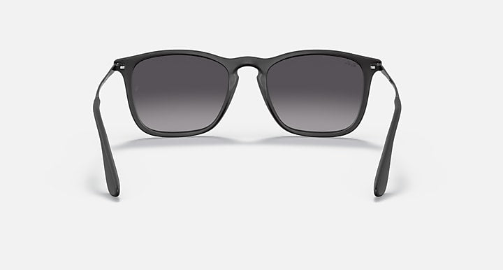 RAY-BAN CHRIS FRAME LIGHT GRAY GRADIENT DARK GRAY 54/18MM - MATTE RUBBER BLACK - Like New