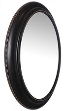 Infinity Instruments Sonore 30" Black Oval Wall Mirror - B07HPC83YC - Brand New