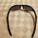 OAKLEY HALF JACKET WRAP SUNGLASSES BLACK FRAMES BLACK LENSES, 60MM - BLACK - Like New