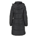 CANADA WEATHER GEAR WOMEN'S LONG PUFFER, HOODIE, BLACK, SMALL, OLCW843PZ - Brand New