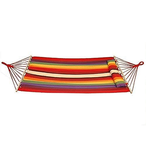 Bliss Hammocks BH-404 48" Wide Caribbean Hammock w/Pillow, Tequila Sunrise - Brand New