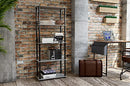 Furinno TURN-N-TUBE Storage Shelves, 5-Tier Professional blanc-rouge - Like New