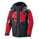 Striker Men's Climate Durable Windproof Water-Resistant Jacket, Black/Red, Small - Brand New