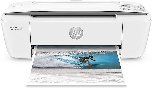HP DeskJet 3755 Compact All-in-One Wireless Printer J9V91A - Stone Accent Like New
