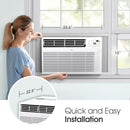 LG 12,000 BTU WINDOW AIR CONDITIONER COOLS UP TO 550 SQ. FT. LW1224RD WHITE - Like New