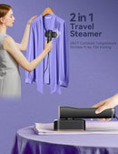 Sund STEAMER FOR CLOTHES PORTABLE 2-IN-1 STEAMER & IRON 15S HEAT UP - GRAY - Like New
