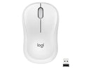 LOGITECH M220 SILENT WIRELESS MOUSE, 2.4 GHZ WITH USB RECEIVER, 1000 DPI - WHITE - Like New