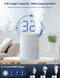 XBURAN COOL MIST HUMIDIFIER SETTINGS - WHITE - Like New