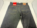 DIESEL MEN'S SLIM FIT MID WAIST STRAIGHT LEGS JEANS SIZE: 36WX30L - BLACK DENIM - Brand New