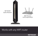 NETGEAR Cable Modem DOCSIS 3.1 (CM1000) Gigabit Modem - BLACK New