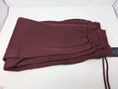 BLUE ICE FLEECE-LINED JOGGER SWEATPANTS  ZIPPER POCKETS - SIZE: MEN L - BURGUNDY - Brand New