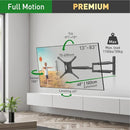 Barkan 40'' Long TV Wall Mount 13-83" Full Motion Articulating BM443XL - Black - Like New