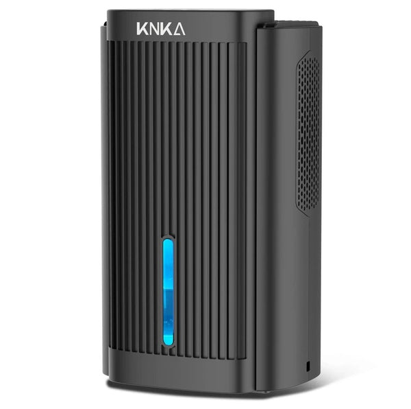 KNKA DEHUMIDIFIER 95 OZ WATER TANK QUIET DEHUMIDIFIER - BLACK - Like New
