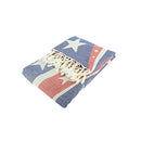 ArFe Group Turkish Beach Towel (Blue Red Star Wave) 12.60 oz X-Large - Brand New