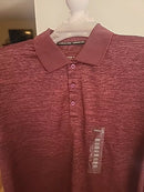LONDON FOG SHORT SLEEVE GOLF/BUSINESS SHIRT SIZE MEDIUM - MAROON - Brand New