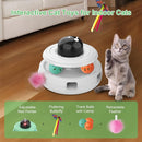 DOOPO Cat Toys 5 in 1 Automatic Interactive Kitten Toy Laser Pointer - WHITE Like New