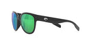COSTA WOMEN'S SALINA 580P SUNGLASSES BLACK FRAME GREEN MIRROR LENS - BLACK/FRAME - Like New
