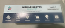 SMART MEDI NITRILE EXAM GLOVES, 100 PCS- MEDIUM - BLUE - Brand New
