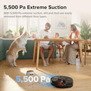 ROBOROCK Q8 MAX ROBOT VACUUM AND MOP CLEANER DUOROLLER BRUSH Q80ULL - BLACK - Like New