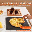 VEVOR PIZZA STEEL, 13.5" X 10" X 1/4" PIZZA STEEL PLATE FOR OVEN CARBON STEEL - Like New