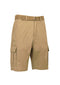 BLUE ROCK GALAXY RUGGED TRAIL MEN'S CARGO SHORTS WITH BELT SIZE 32 - DARK KHAKI - Brand New