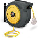 ReelWorks Extension Cord Reel Retractable 14AWGx50' Foot - Scratch & Dent