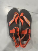 TEVA ORIGINAL SANDAL REVIVE WOMEN'S SANDALS - SIZE: WOMEN 8 - BLACK/ORANGE - Like New