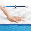 Best Price Mattress BP-MSSB5AZI10T 10 Inch Hybrid Mattress, Twin - White - Brand New