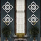 2 Pack Silver Mirrored Square Wall-Mounted Mirrors Modern Glam Accent Decor - Like New