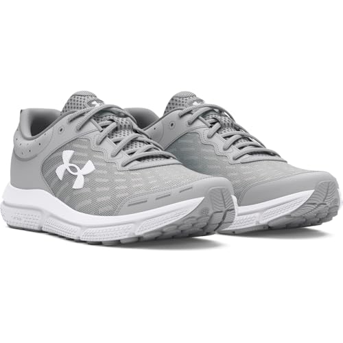 Under Armour Men's Charged Assert 10 Running Shoe - Gray-White - Size 7.5 - Like New