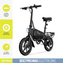 JETSON BOLT FOLDING ELECTRIC RIDE-ON BIKE EASY-FOLDING TWIST THROTTLE - BLACK - Like New
