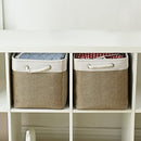 TcaFmac Organization Storage Basket 16x12x12 inch Large 2 Pack B0BVQTP9GR White - Brand New