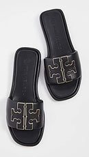 79985 TORY BURCH WOMEN'S DOUBLE T SPORT SLIDES PERFECT - Scratch & Dent