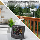 LOGIA 17-IN-1 WEATHER STATION WITH 7-IN-1 SENSOR ARRAY WEATHER MONITORING BLACK - Like New