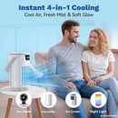 YLKF PORTABLE SMALL AIR CONDITIONER - WHITE - Like New