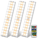 BLS LED Closet Lights 38 LED Wireless Under Cabinet Lighting Battery Operated 3P Like New