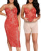 Popilush Lace Cocktail Dresses for Women - Formal Corset Shapewear Dress - Brand New