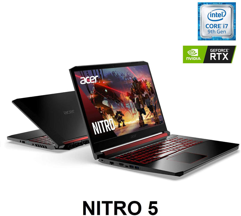 Acer Nitro 5 17.3" FHD i7-9750H 16GB 256GB SSD RTX 2060 AN517-51-76V6 Like New