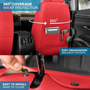 MOTORBOX HAVEN SERIES LEATHER SEAT COVERS FOR CARS LUX EDITION - CRIMSON RED - Like New