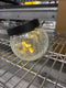 GENERIC SOLAR GARDEN LIGHTS OUTDOOR WATERPROOF CRACKED GLASS BALL - WARM WHITE - Like New