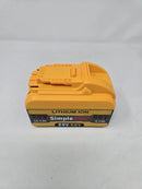 SIMPLE PLUS+ 60V MAX BATTERY REPLACE FOR DEWALT 20V/60V MAX LITHIUM ION BATTERY - Like New