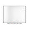 TRURED Magnetic Dry Erase Whiteboard 4 x 3 Feet 4 Markers Black Aluminum Frame - Like New