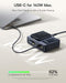BASEUS NOMOS 5-IN-1 CHARGING STATION 140 W USB-C CHARGER CCNMS140 - BLACK - Like New