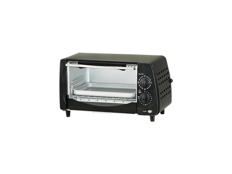 Brentwood TS-345B Black 4 Slice Toaster Oven