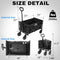 SAILARY COLLAPSIBLE WAGON 352LBS CAPACITY LARGE WAGONS CARTS VS23FW05-01 - BLACK - Like New